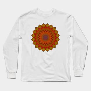 Vibrant Mandala Long Sleeve T-Shirt